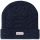 Téli kötött sapka tengerészkék fényvisszaverő