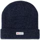 Téli kötött sapka tengerészkék fényvisszaverő