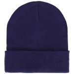  Kötött akril téli sapka navy