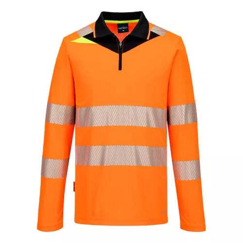 DX4 Hi-Vis cipzáras póló L/S 