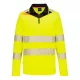 DX4 Hi-Vis cipzáras póló L/S 