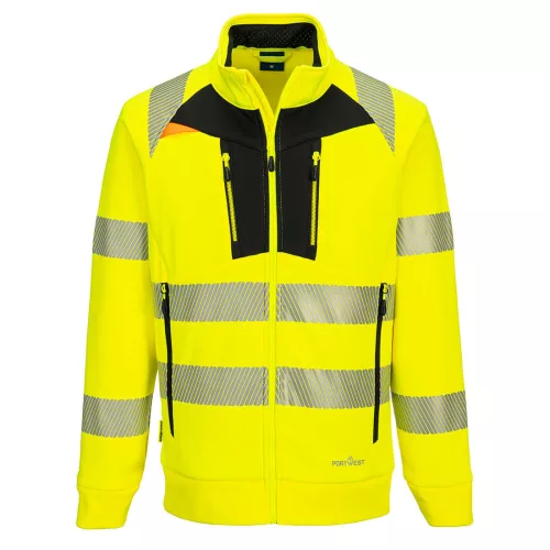 DX4 Hi-Vis cipzáras pulóver