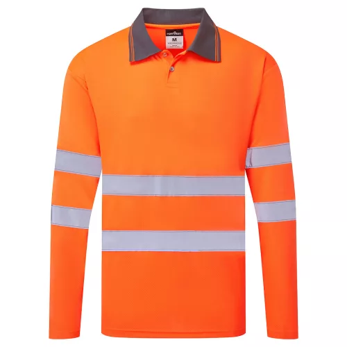 ES1 Essential Hi-Vis Polo Shirt L/S
