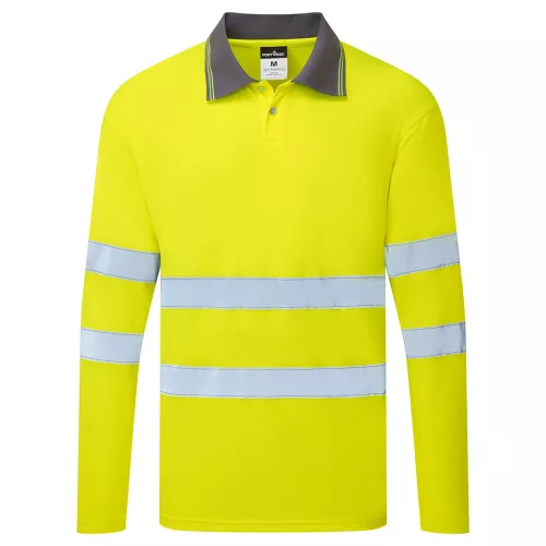 ES1 Essential Hi-Vis Polo Shirt L/S