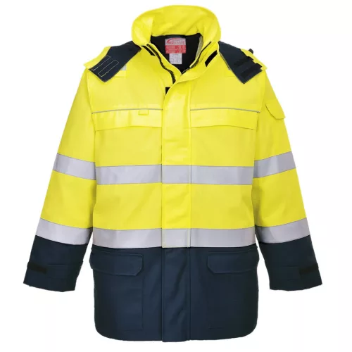 Bizflame Rain+ Hi-Vis Arc lángálló kabát