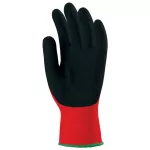 MÁRTOTT FEKETE LATEX, PIROS TEXTIL KÉZHÁTTAL_9 (csgt)