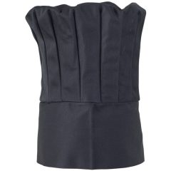 SÉFSAPKA MAGAS FEKETE