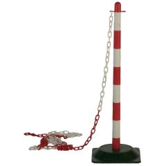 ÖSSZEKÖTŐSZEM LÁNCHOZ ZÁRHATÓ PIROS/FEHÉR