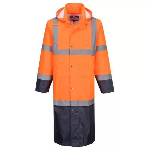 H446 - Hi-Vis Contrast Raincoat 122cm
