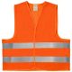 Fényvisszaverő figyelmeztető mellény narancs - XXL-es méret