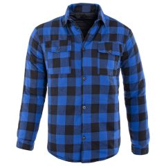  Bélelt flanel ing, kék, méret L