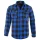 Bélelt flanel ing, kék, méret XL