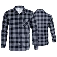 Szürke flanel ing, méret L