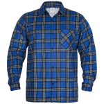 Flanell ing, kék, méret L