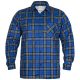  Flanell ing, kék, méret L