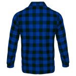  Flanel ing, kék, méret L