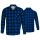  Flanel ing, kék, méret S