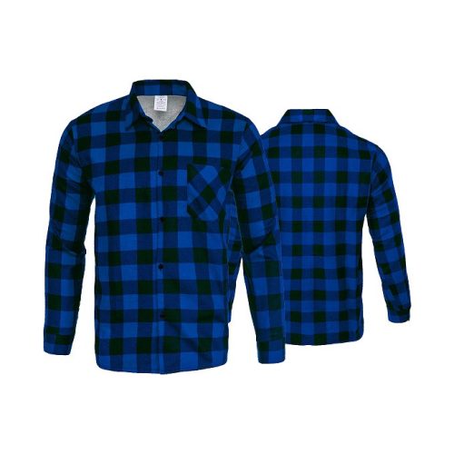  Flanel ing, kék, méret XL