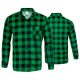  Flanel ing, zöld, méret L