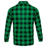  Flanel ing, zöld, méret L