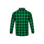 Flanel ing, zöld, méret XXL