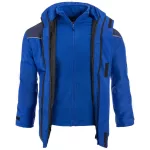  3in1 bélelt aero kabát, kék-navy - méret XXL