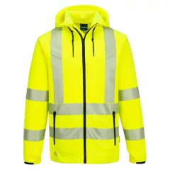 KX3 Sport Hi-Vis cipzáras kapucnis pulóver 