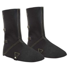 Bőr lábszárvédő lábujjvédővel