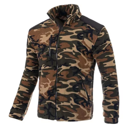  Polár 350g camo fekete megerősített, méret XXXL
