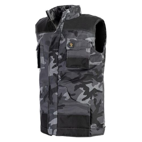  Bélelt mellény proman 260 camo grey - méret 48