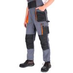  Proman stretch 250 BIB nadrág szürke narancs - méret 48