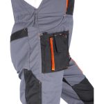  Proman stretch 250 BIB nadrág szürke narancs - méret 48