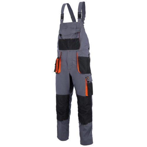  Proman stretch 250 BIB nadrág szürke narancs - méret 50