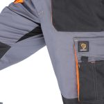  Proman stretch 250 BIB nadrág szürke narancs - méret 50