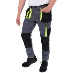  Proman stretch 250 nadrág szürke sárga - méret 48