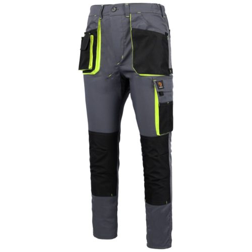  Proman stretch 250 nadrág szürke sárga - méret 56