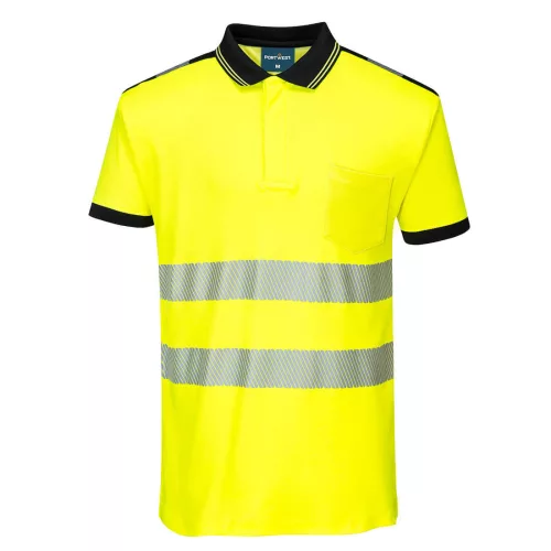PW3 Hi-Vis galléros póló  S/S