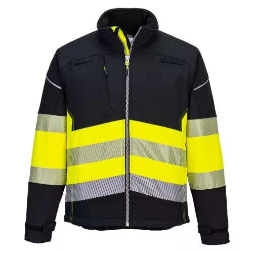 PW3 Hi-Vis Class 1 Softshell kabát (3L)