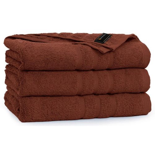 Helios törölköző 50x100 500g. Barna