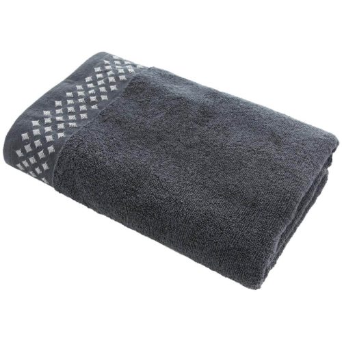 Pamut törölköző korsyka 50x90 480g. Antracit