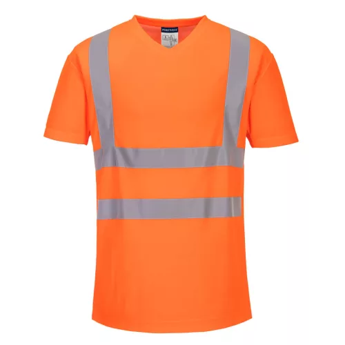 Hi-Vis pamut póló pamut hálós betétes póló S/S 
