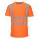 Hi-Vis pamut póló pamut hálós betétes póló S/S 