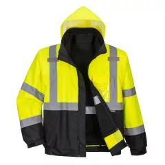 Hi-Vis Prémium 3 az 1-ben bomberdzseki 