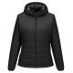 Professional Women's Hooded Insulated Baffle Jacket