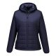 Professional Women's Hooded Insulated Baffle Jacket