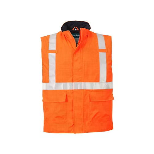 Bizflame Rain Hi-Vis antisztatikus FR lángálló mellény