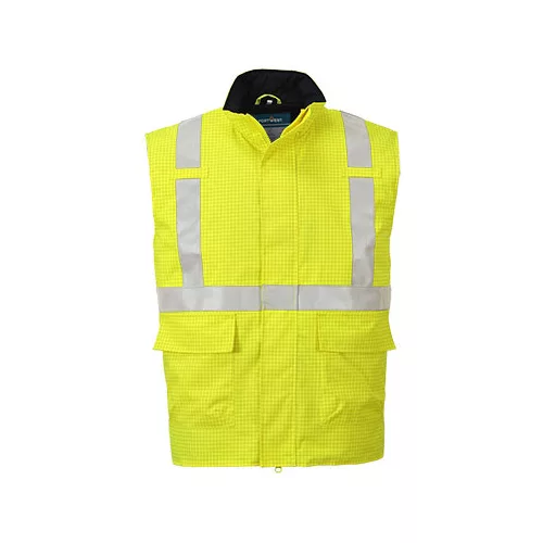 Bizflame Rain Hi-Vis antisztatikus FR lángálló mellény