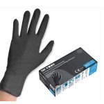 Setino nitril fekete kesztyű, púder mentes 3,5g (100db/doboz)