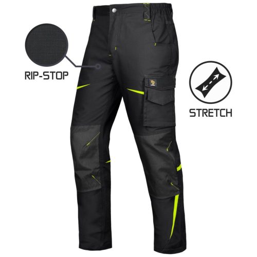 Titanfit rip-stop Stretch fekete derék nadrág méret 52