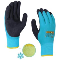    Akril szigetelés kesztyű dupla lateX bevonatos X-glacier, méret. 10